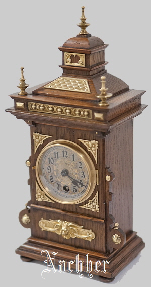 Lenzkirch Pendule Eiche Oak Clock 02