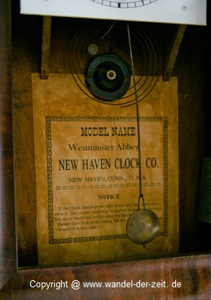 New Haven Brass Clock 002
