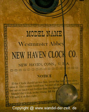 New Haven Brass Clock 008